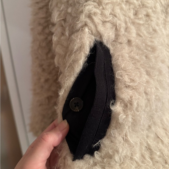 Alex Mill Reversible Polar Bear Jacket - Black / XS - Picture 5 of 7